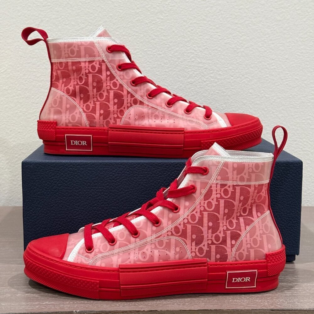 DIOR MEN B23 LOGO SNEAKERS